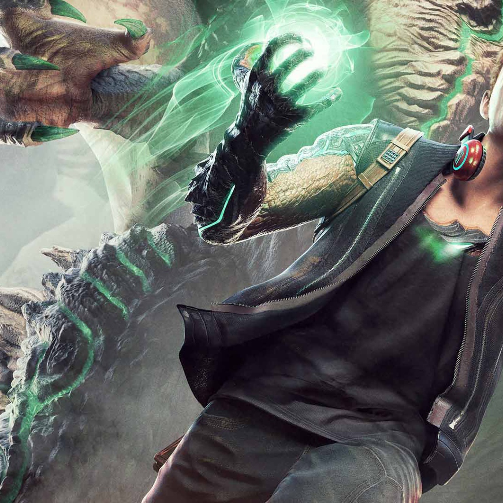 Парень Дрю персонаж игры Scalebound 2017 