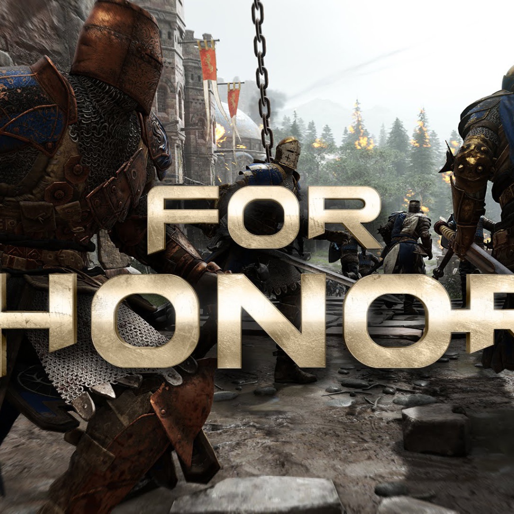 Заставка с названием игры For Honor 