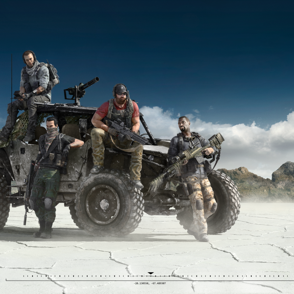 Команда персонажей из игры Tom Clancy's Ghost Recon Wildlands 