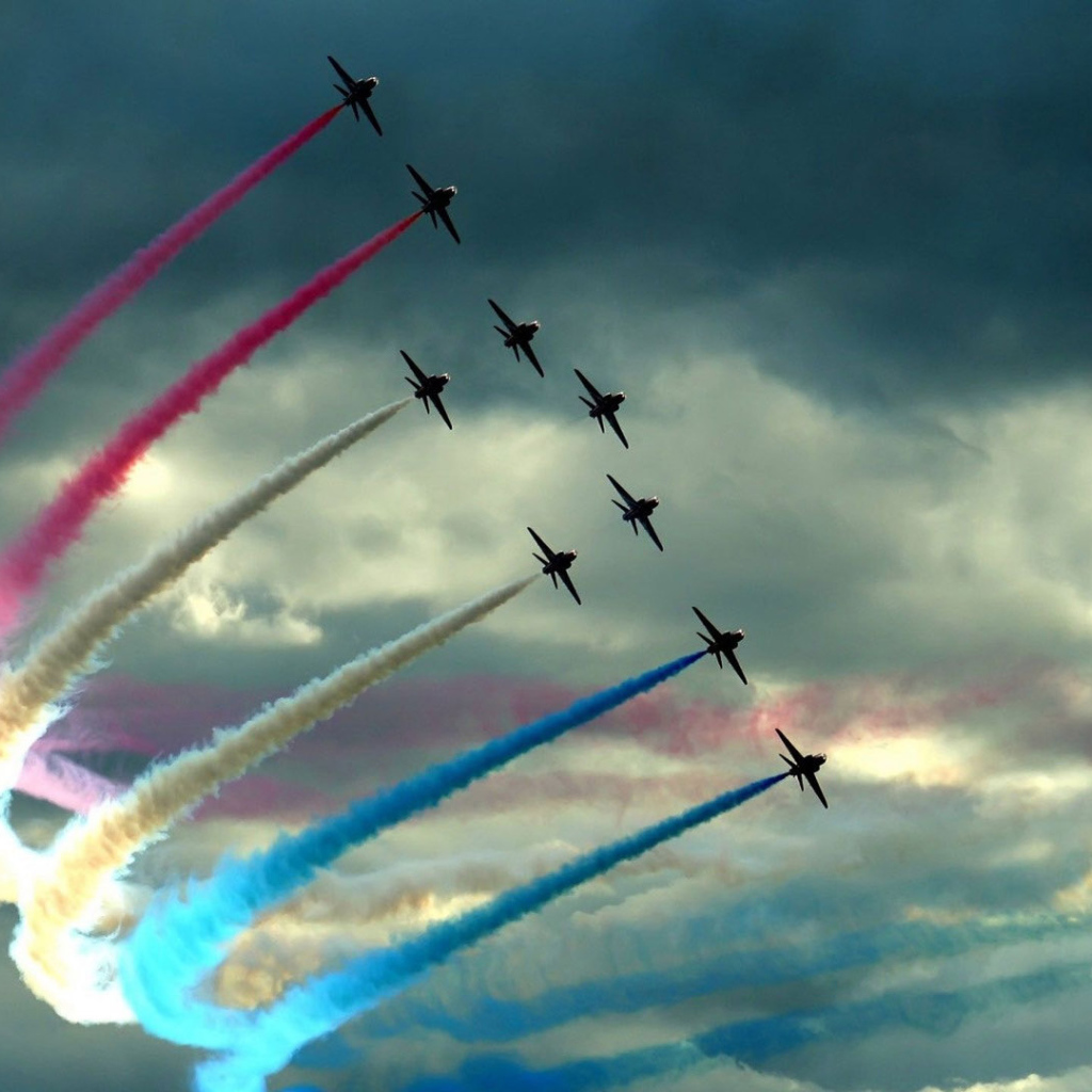 Полет истребителей на 23 февраля