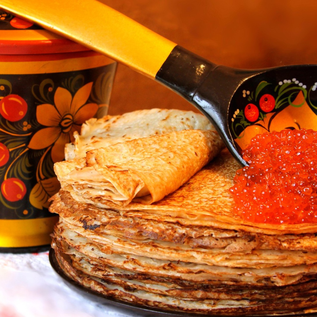 Русское угощение на Масленицу 