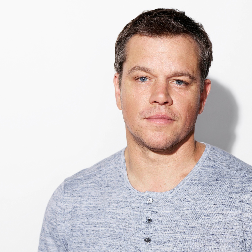 Голубоглазый актер Мэтт Деймон 