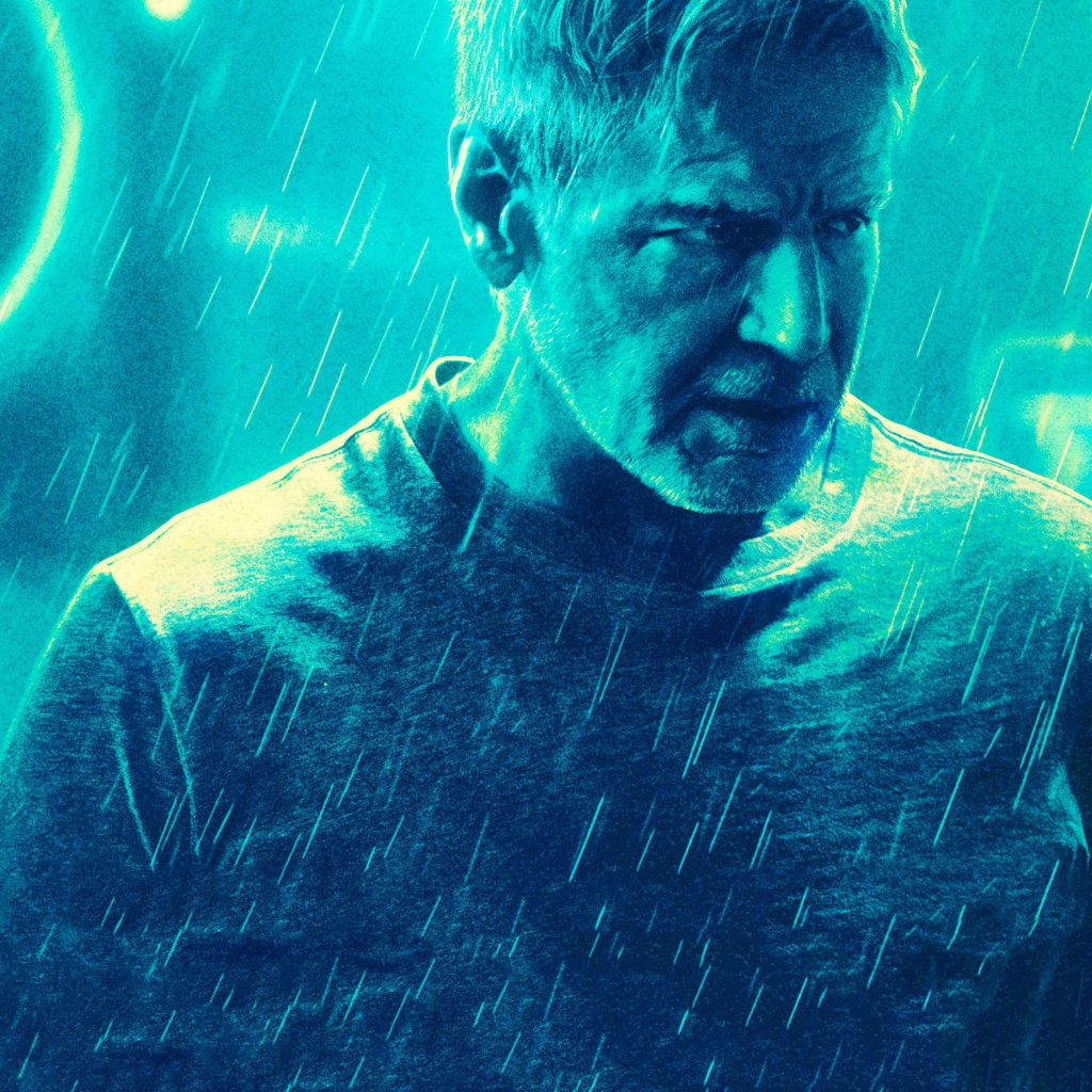 Актер Харрисон Форд в фильме  Бегущий по лезвию 2049, 2017 года