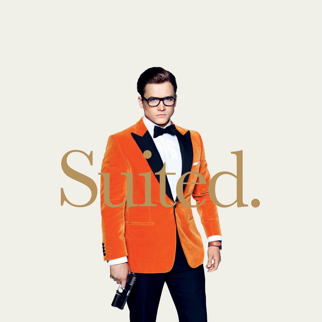Актер Тэрон Эджертон главный герой фильма Kingsman, Золотое кольцо,2017
