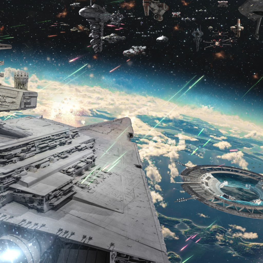 Боевые космические корабли битва фильм Изгой-один. Звёздные войны Истории 