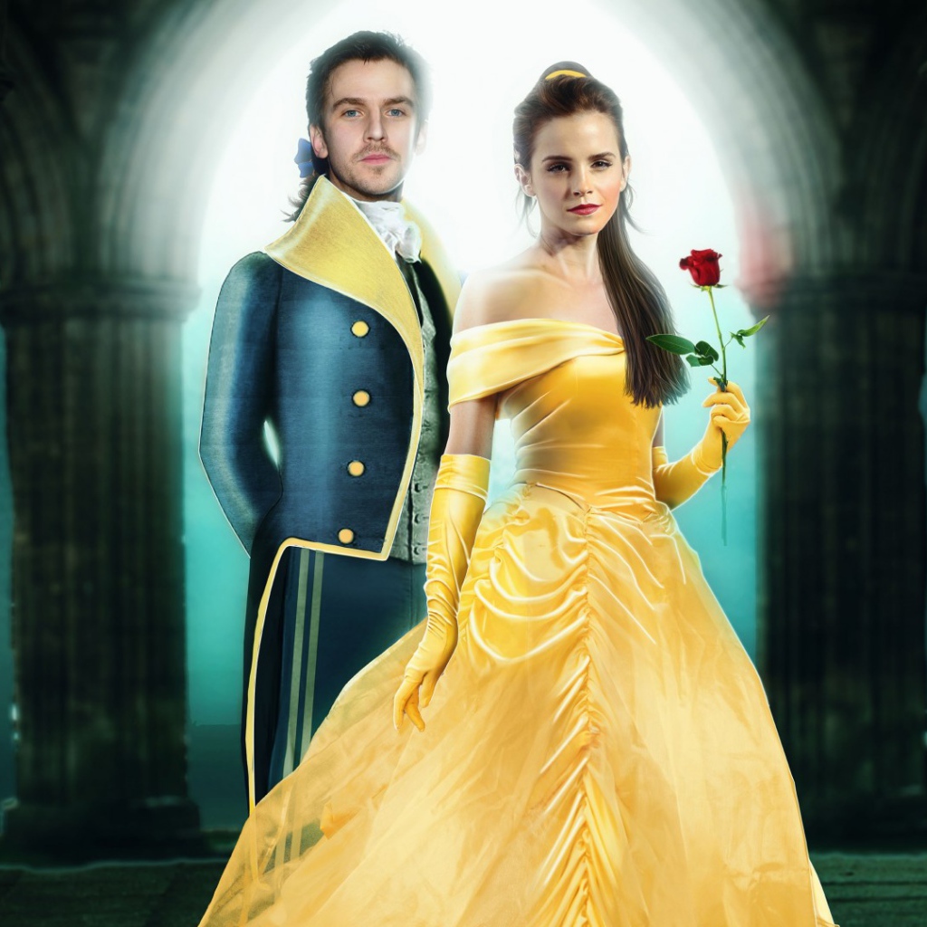 Красавица Белль и принц Адам фильм Красавица и чудовище 2017 