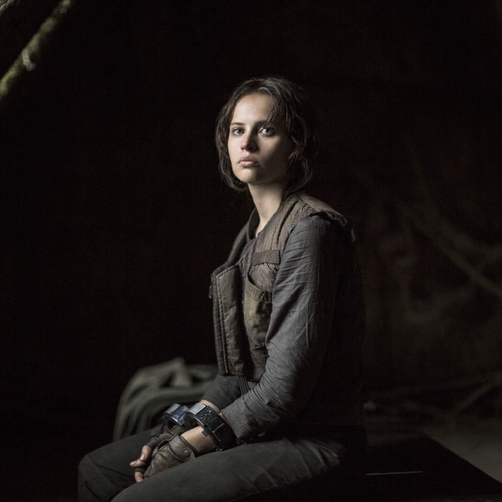 Джин Эрсо в наручниках фильм Изгой-один. Звёздные войны Истории 