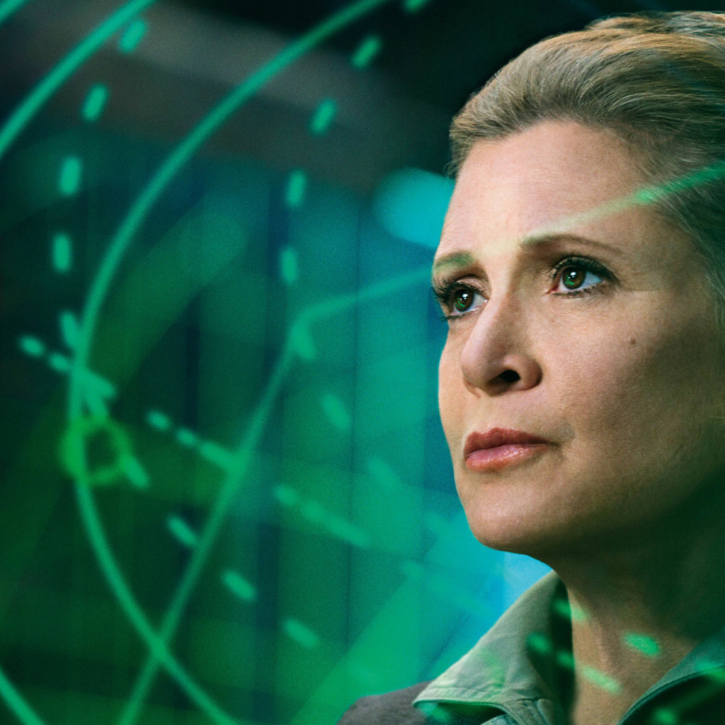 Принцесса Лея персонаж фильма Звёздные войны Пробуждение Силы 