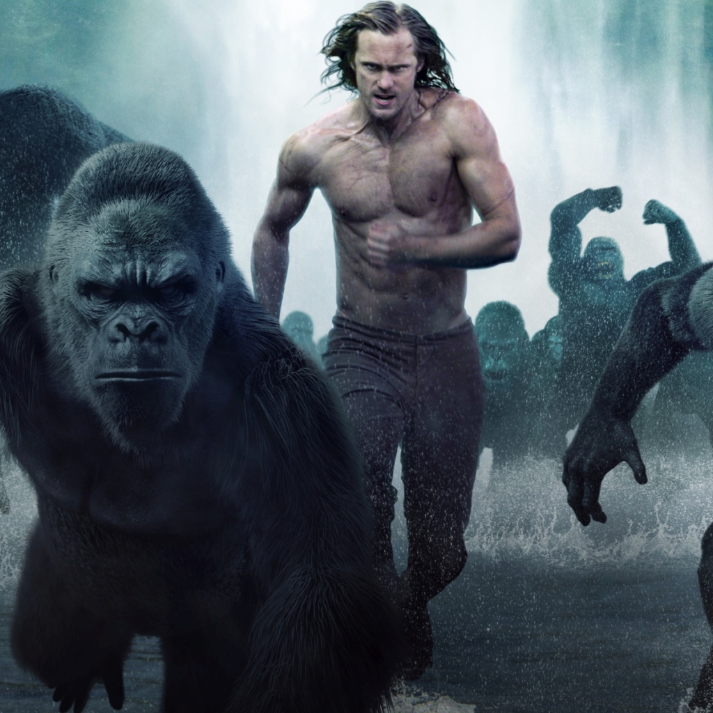 Тарзан  и гориллы фильм Тарзан. Легенда 