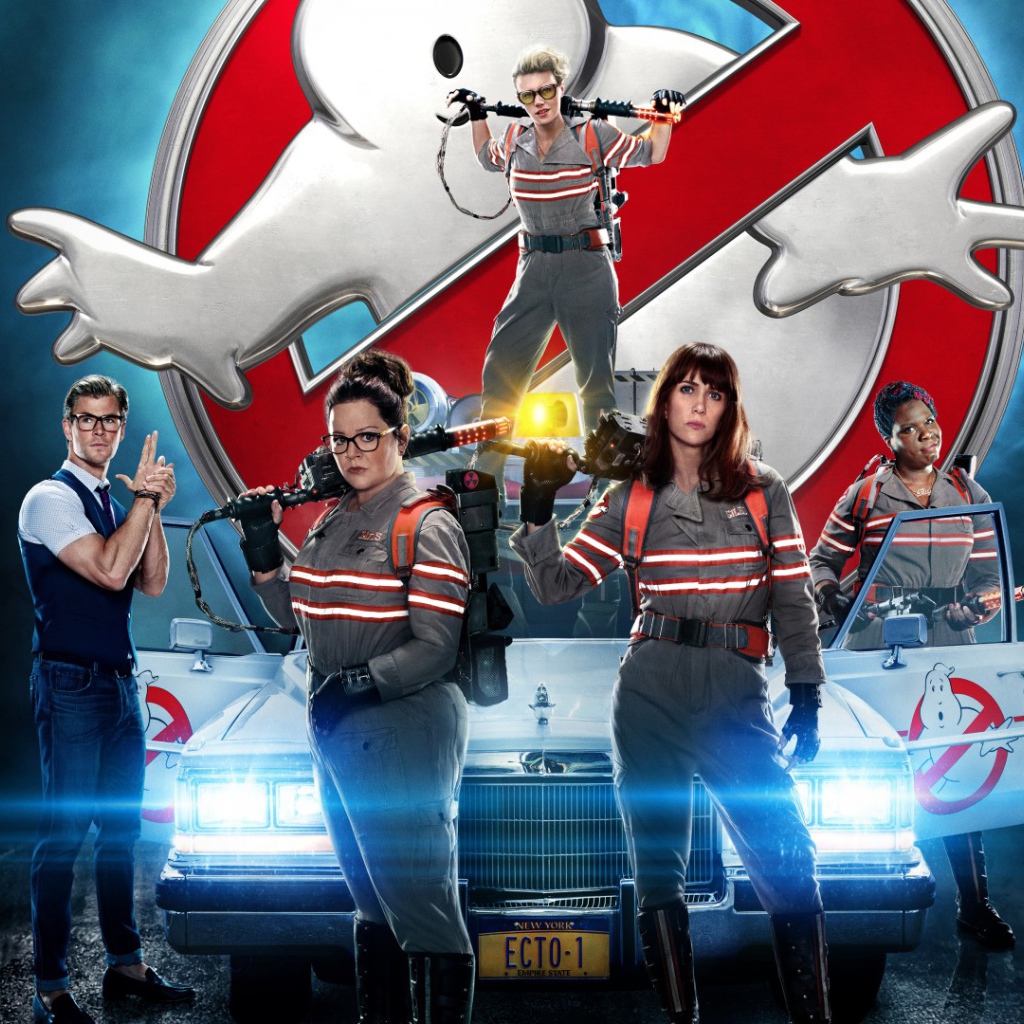 Герои фильма Охотники за привидениями 2016 