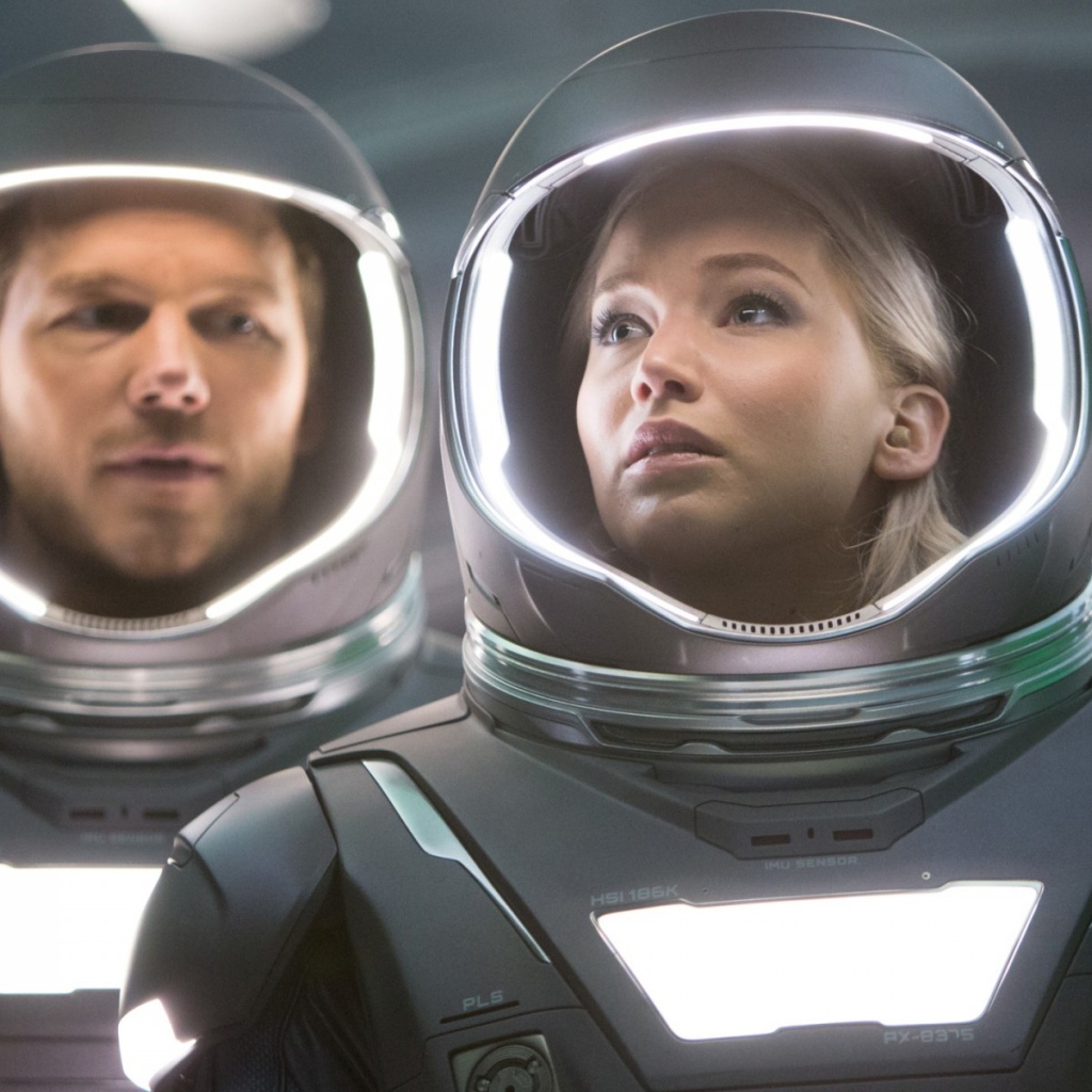 Главные герои фильма Пассажиры в скафандрах 