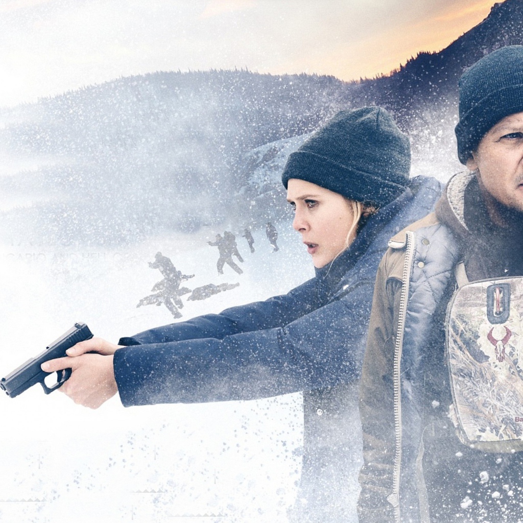 Главные герои фильма Ветреная река, 2017