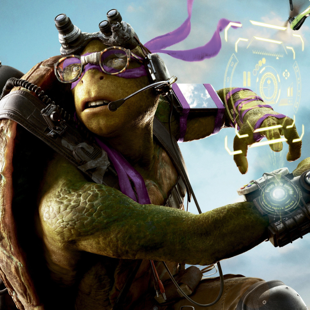 Черепашка Донателло персонаж фильма Черепашки-ниндзя 2 