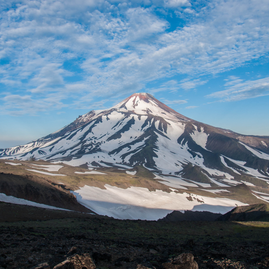 Вулкан Авачинская сопка, Камчатка  