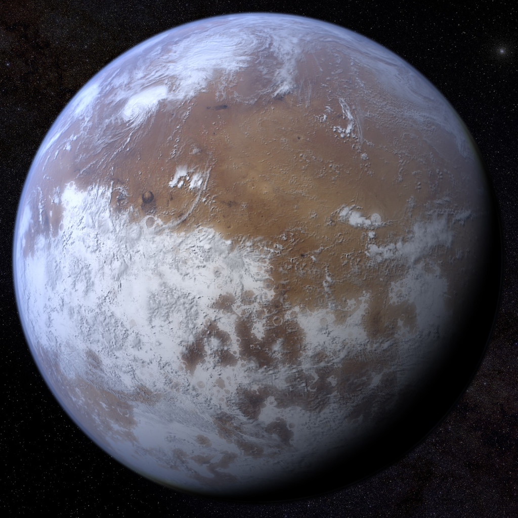 Ледяная планета Марс 