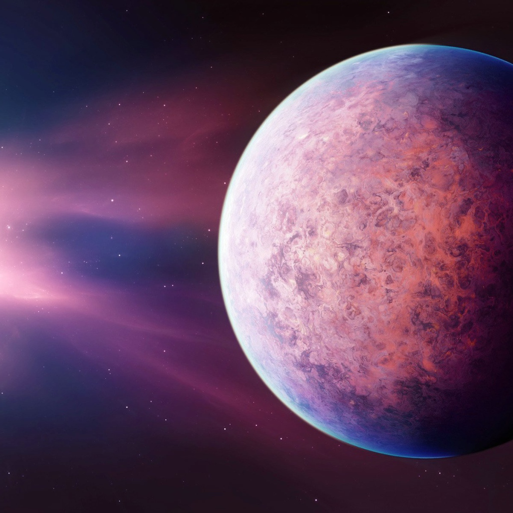 Пурпурная планета солнечной системы 