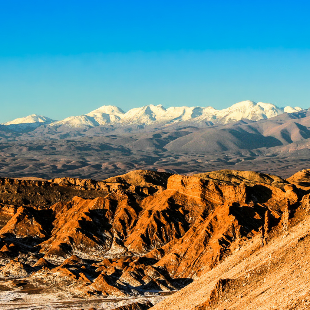 Горы в пустыне Атакама, Чили 