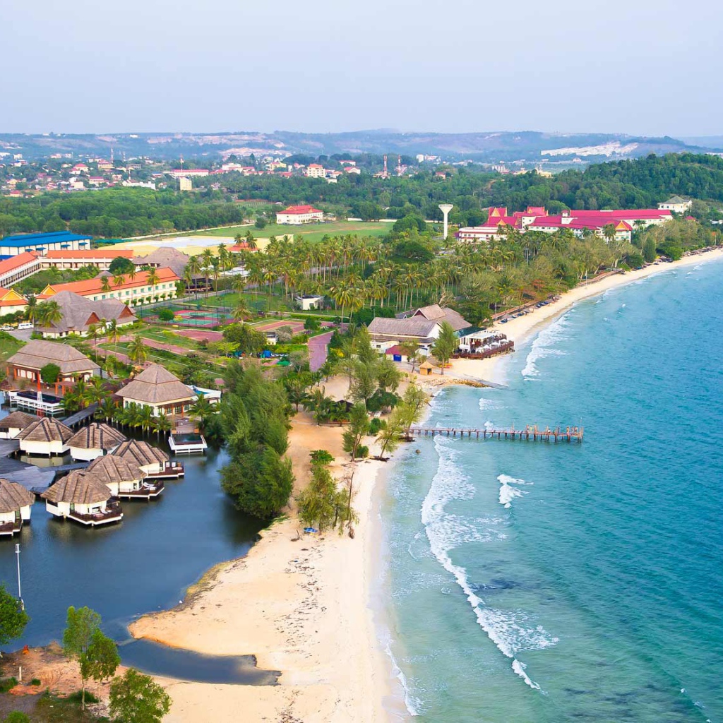 Пляжный курорт Sokha в Сиануквиле, Камбоджа 