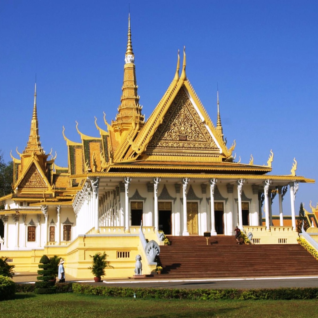 Королевский дворец в Пномпене, Камбоджа 