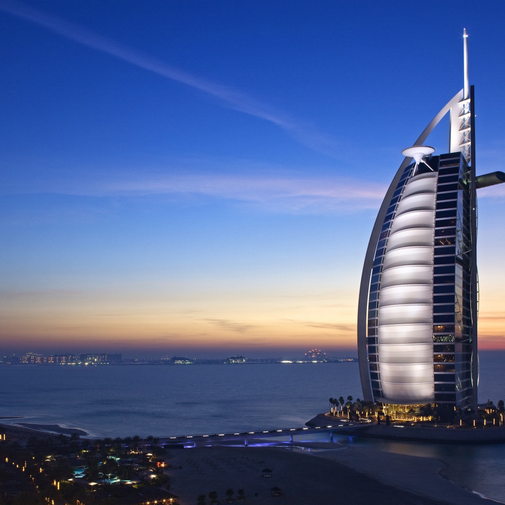 The luxury hotel Burj Al Arab Dubai. United Arab Emirates