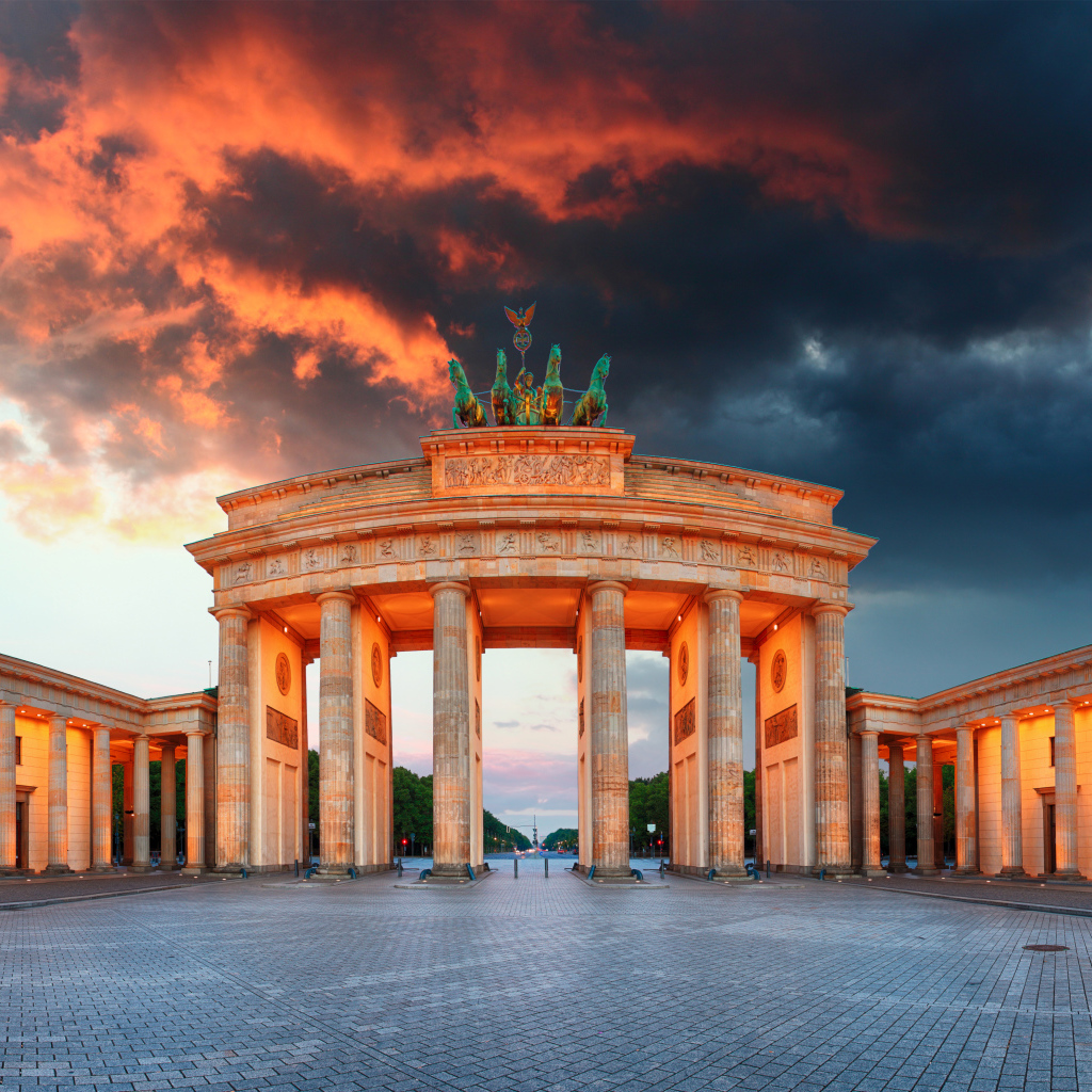 Бранденбургские ворота, Берлин. Германия 