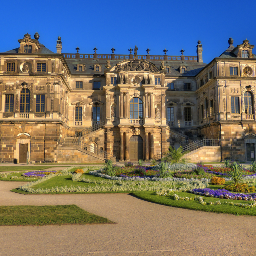 The palace in the Great Garden, Dresden. Germany