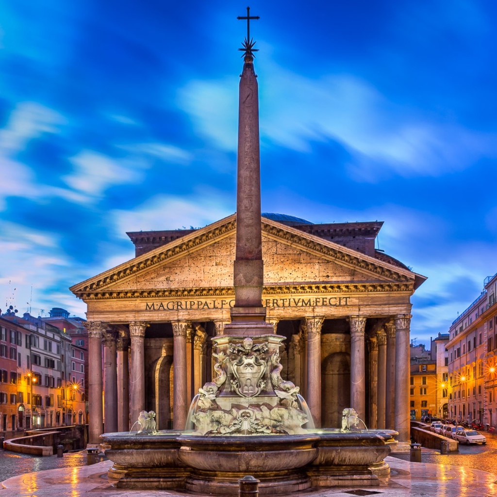 Пантеон храм всех богов, Рим. Италия 