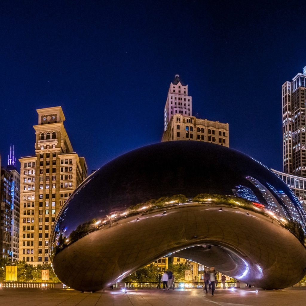 Миллениум парк, Spaceship Earth, Чикаго. США 