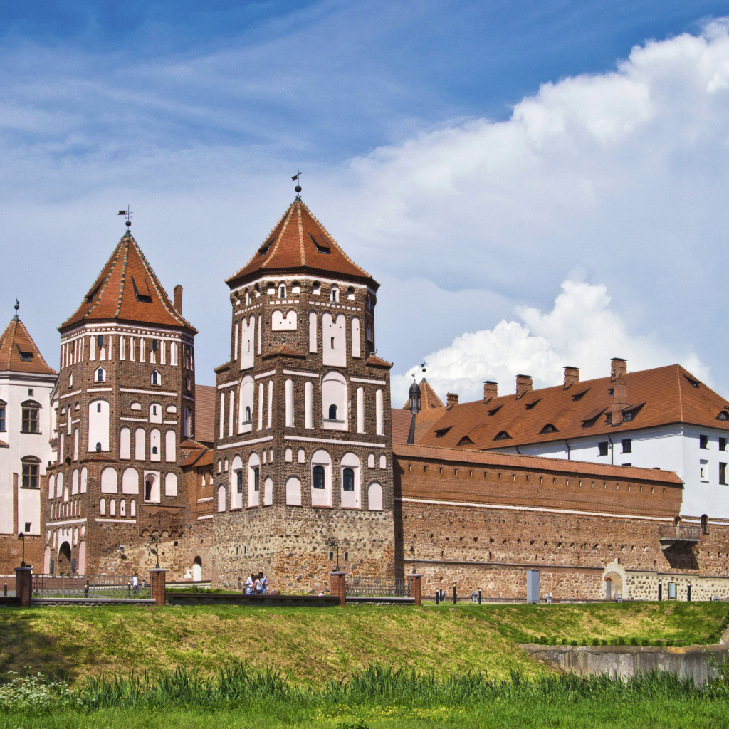 Красивый старинный Мирский замок, Белоруссия 