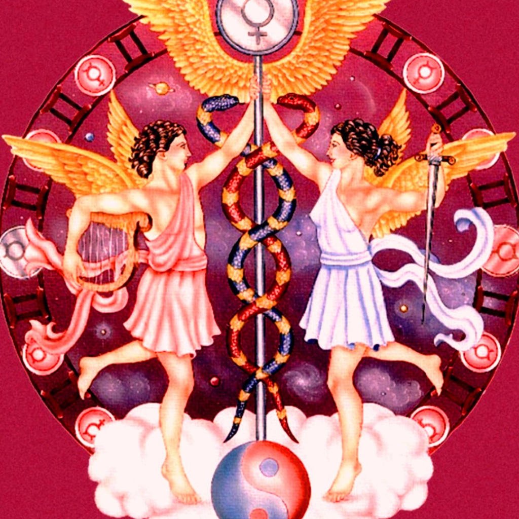 Знак зодиака Близнецы рисунок 