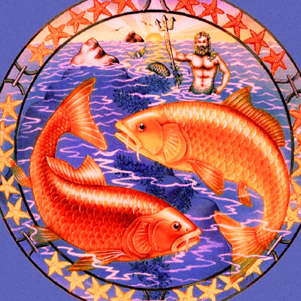 Знак зодиака Рыбы рисунок 