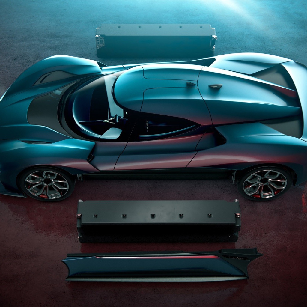 Электрический спортивный автомобиль NextEV NIO EP9 