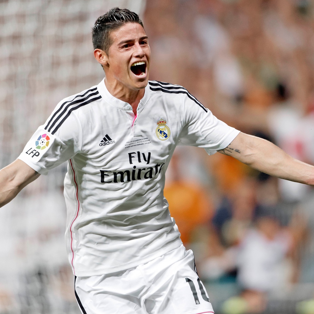 Хамес Родригес полузащитник клуба Реал Мадрид 