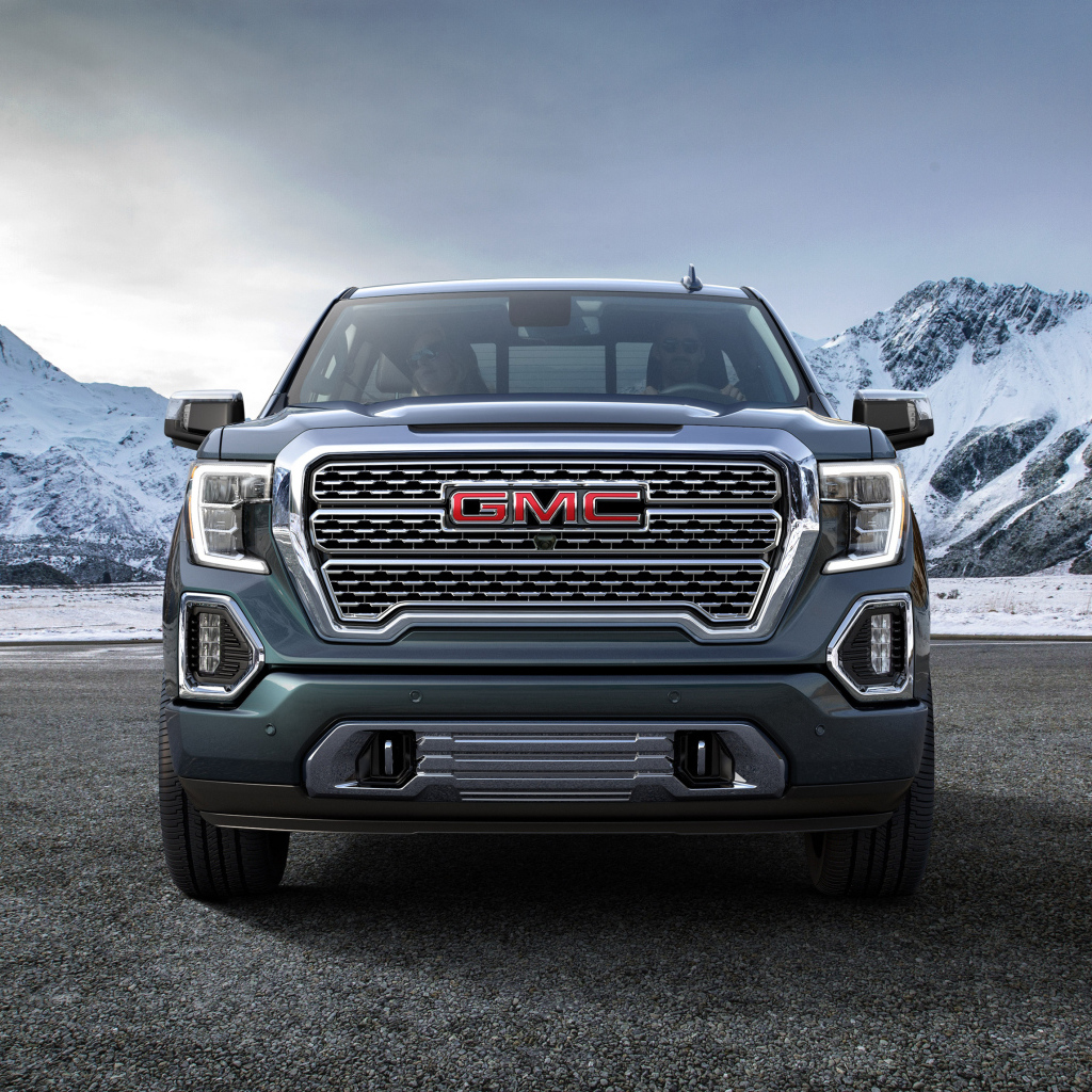 Автомобиль GMC Sierra, 2019 года вид спереди