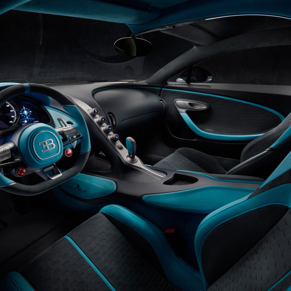 Кожаный салон автомобиля  Bugatti Divo, 2019 года