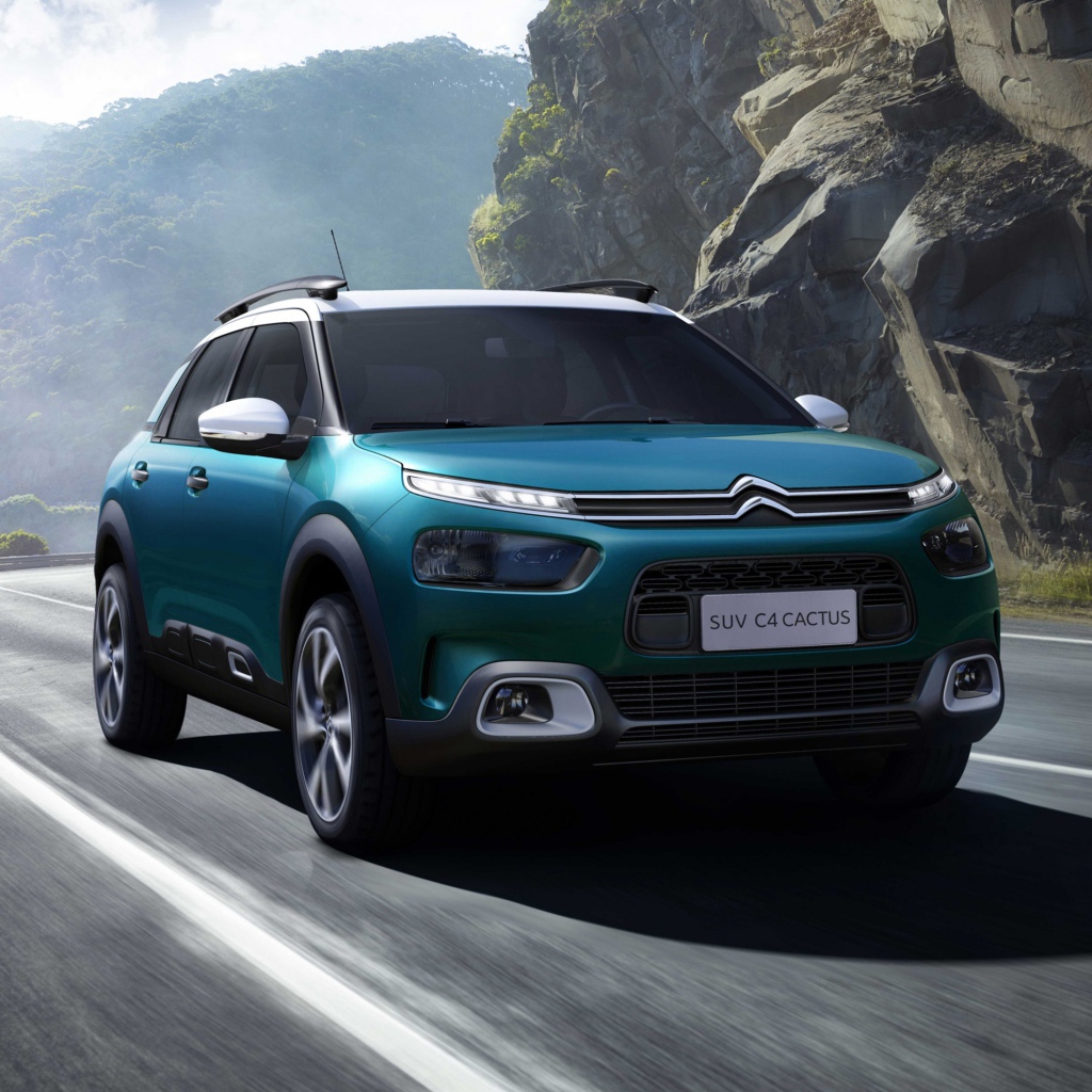 Внедорожник Citroen C4, 2018 на фоне гор