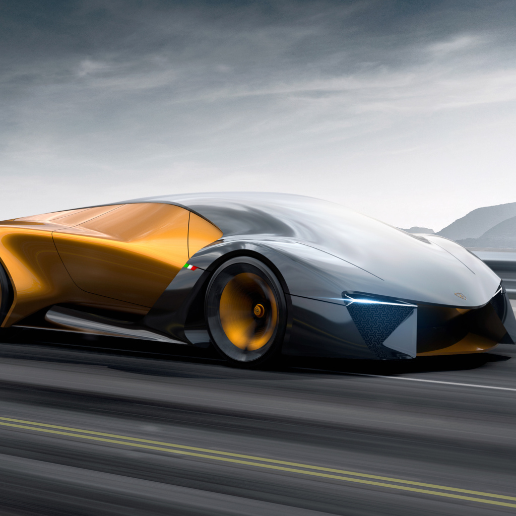Быстрый новый автомобиль Lamborghini Terzo Millennio 2019