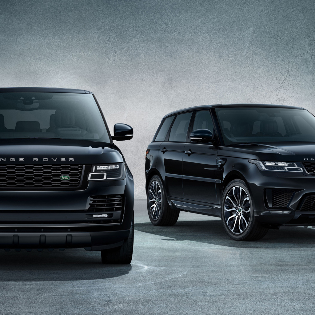 Черный стильный внедорожник Range Rover Sport, 2018