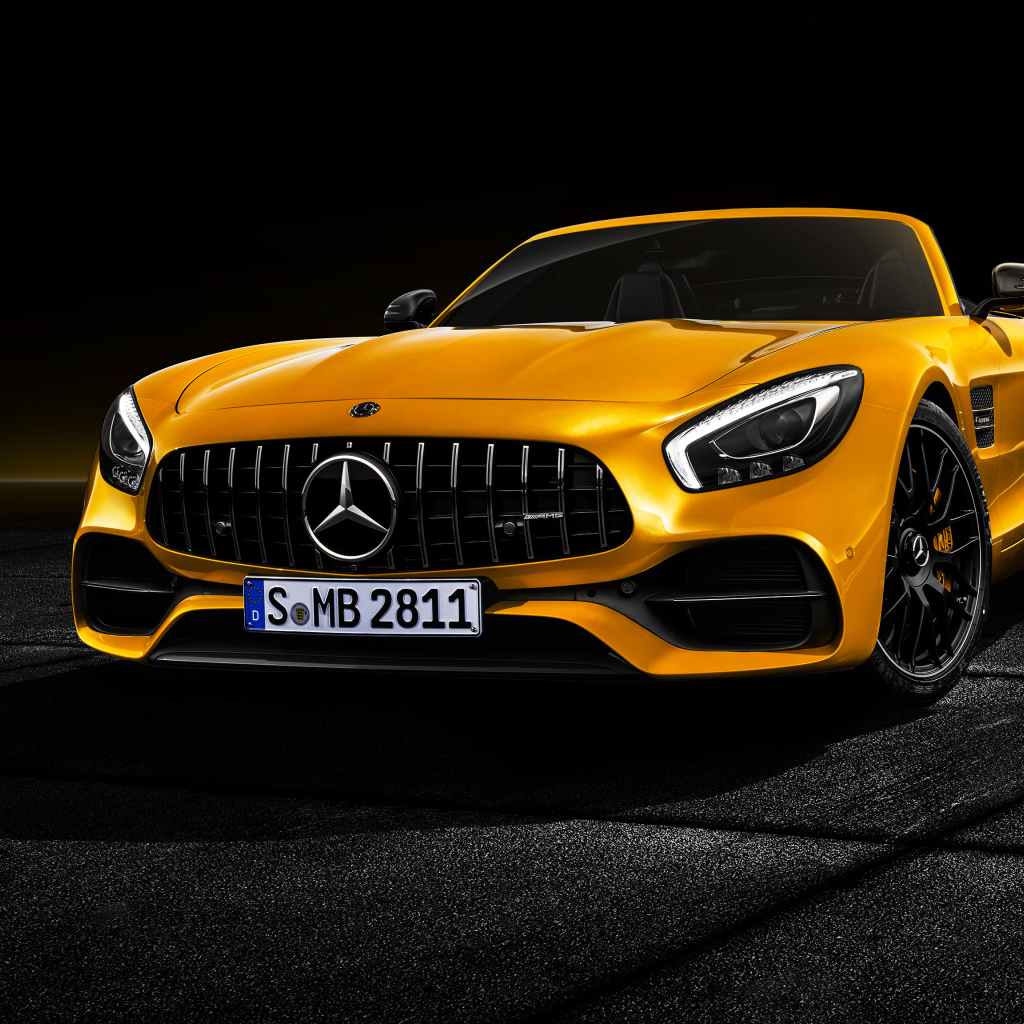 Спортивный автомобиль Mercedes-AMG GT S Roadster, 2018