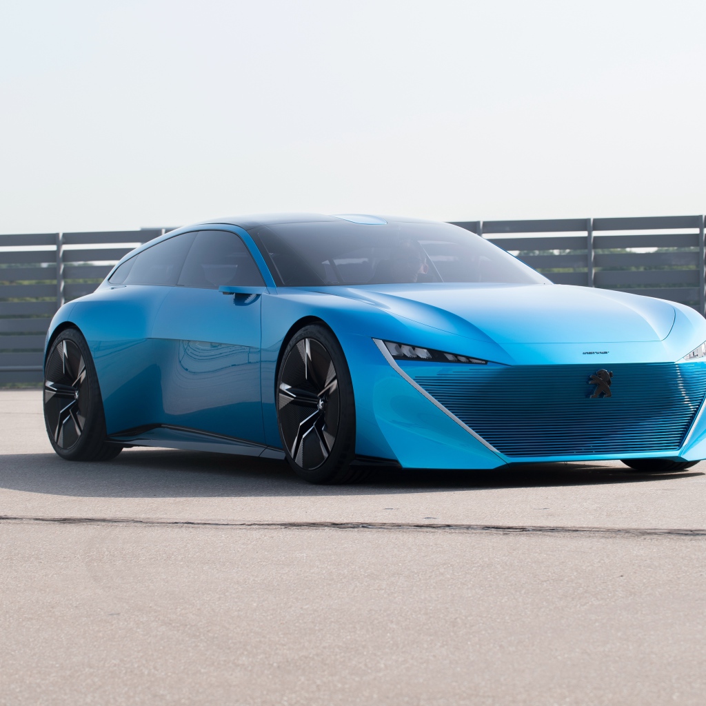 Стильный автомобиль концепт Peugeot Instinct, 2018