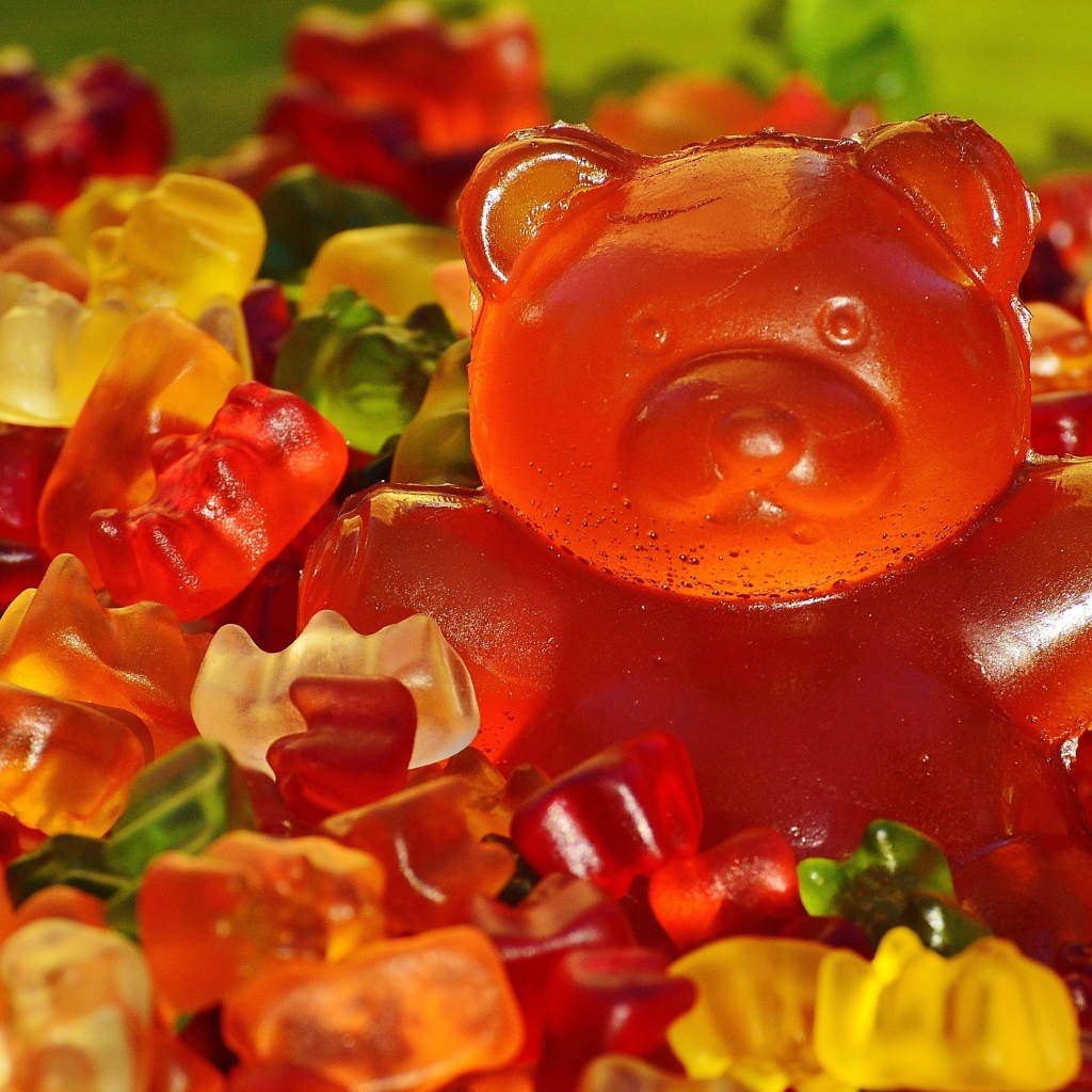 Разноцветные мармеладные мишки