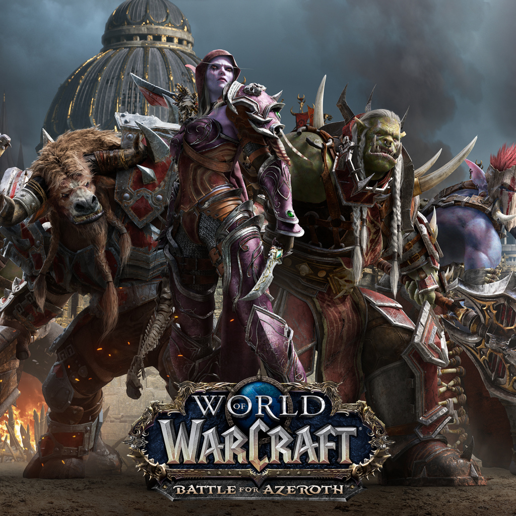 Персонажи новой компьютерной игры World of Warcraft. Battle for Azeroth 2018