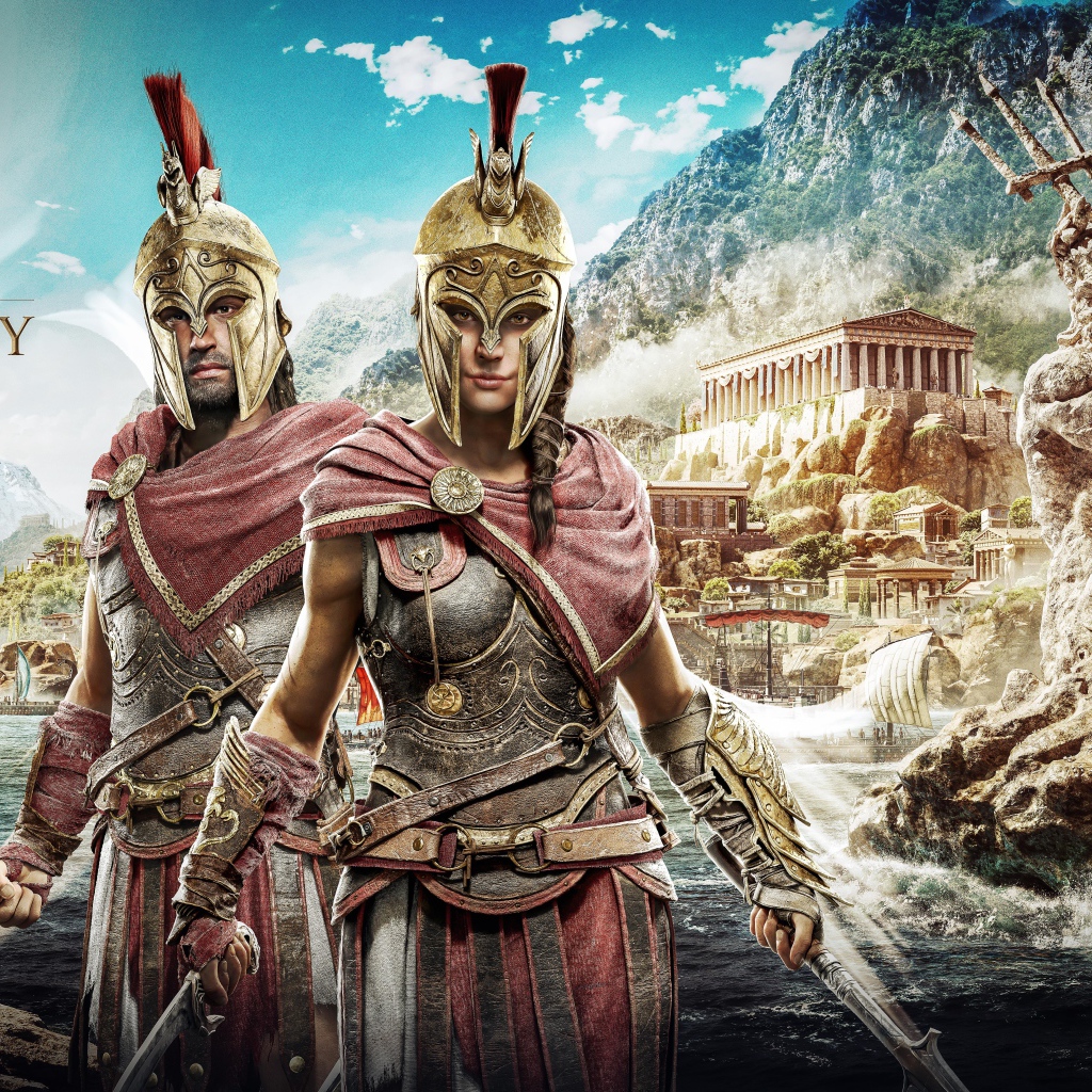 Постер компьютерной игры Assassin's Creed Odyssey, 2018