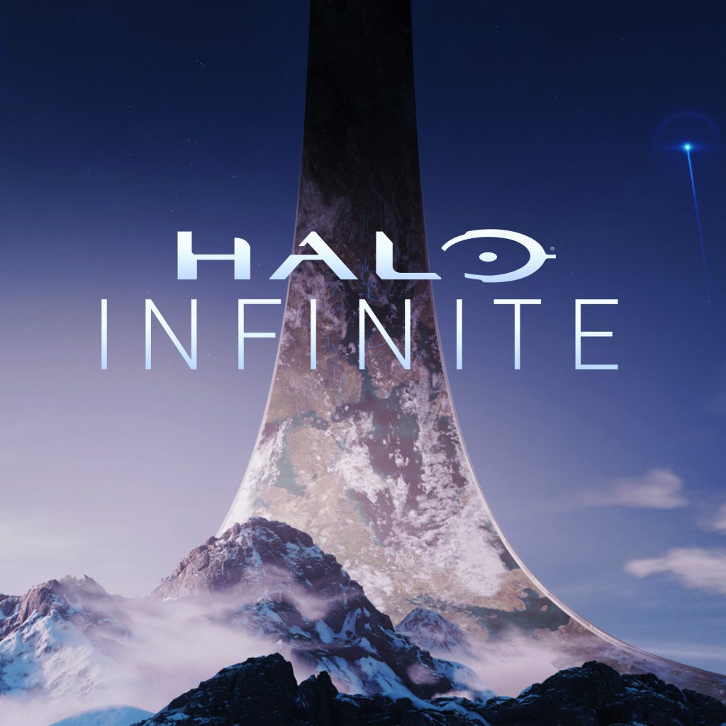 Logo of the new video game Halo Infinite, 2018