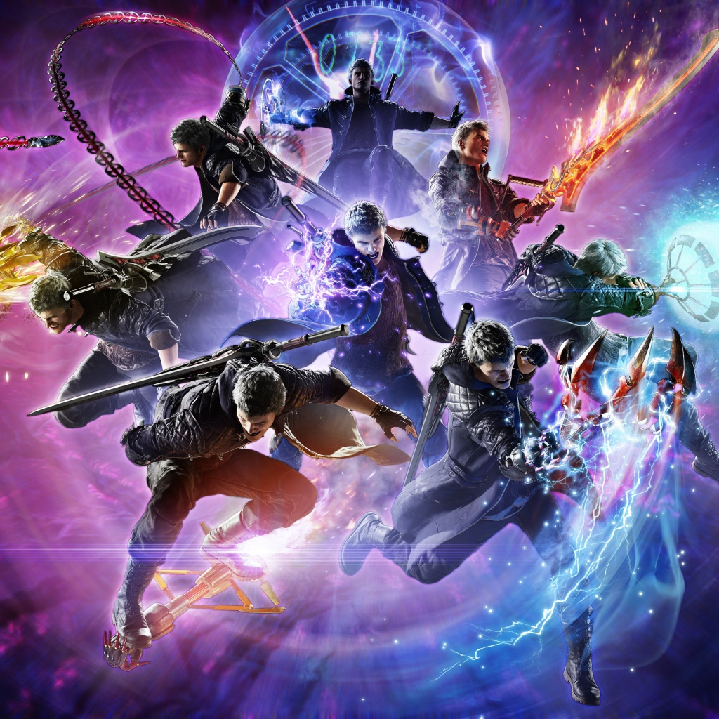 Постер компьютерной игры Devil May Cry 5, 2019