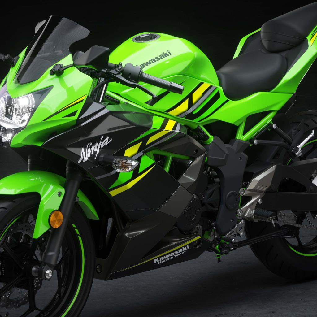 Новый мотоцикл Kawasaki Ninja 125, 2019 года