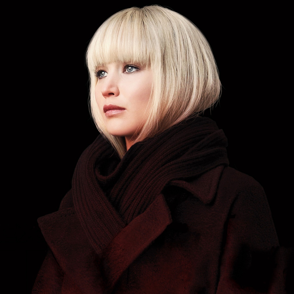 Актриса Дженнифер Лоуренс в фильме Красный воробей, 2018