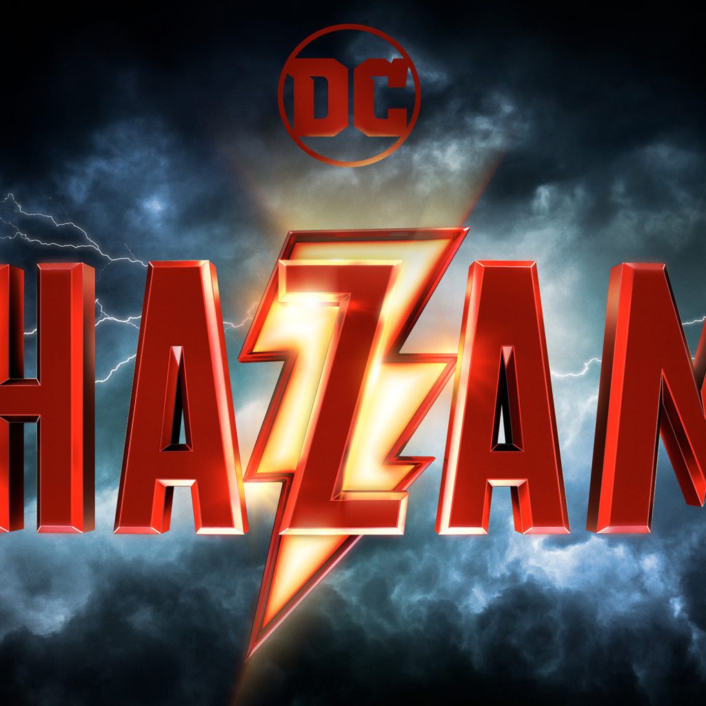 Shazam Movie logo, 2019
