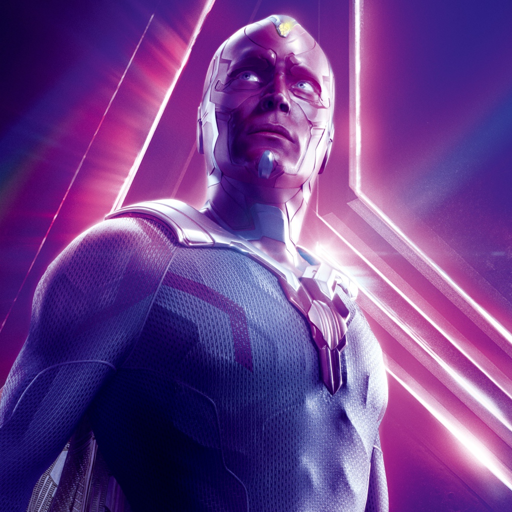 Вижен персонаж фильма Мстители: Война бесконечности