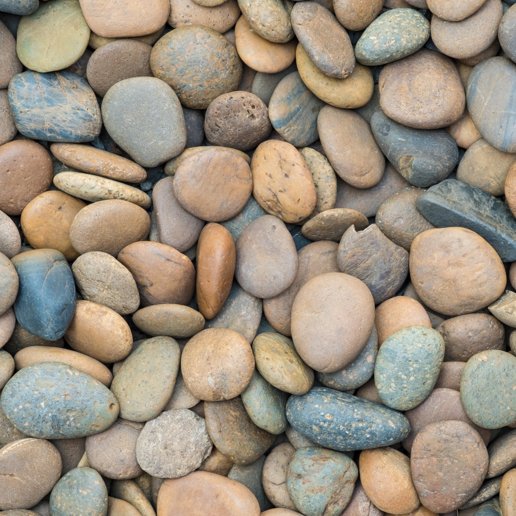 Разноцветные морские камни крупным планом